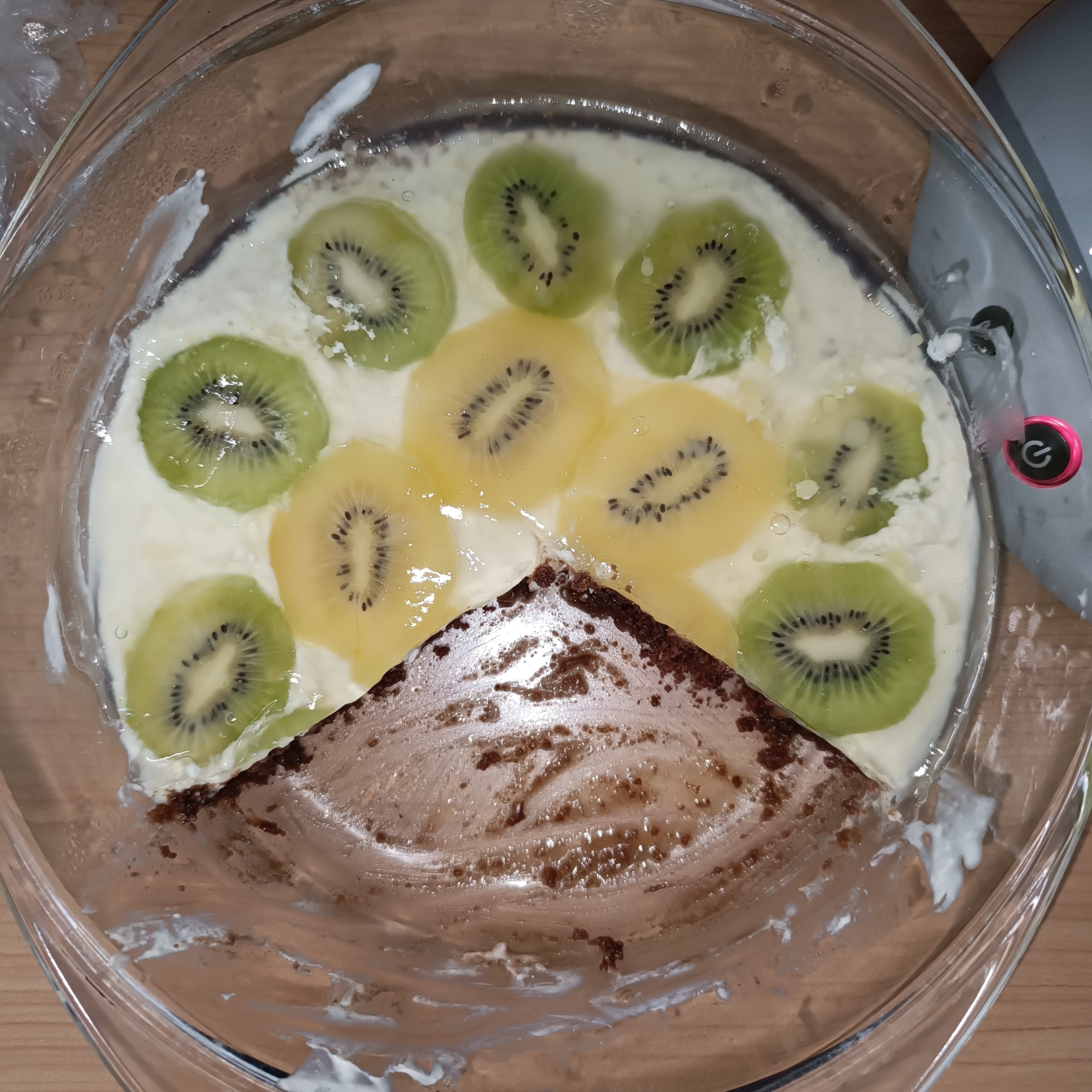 ein Kiwi Kuchen
